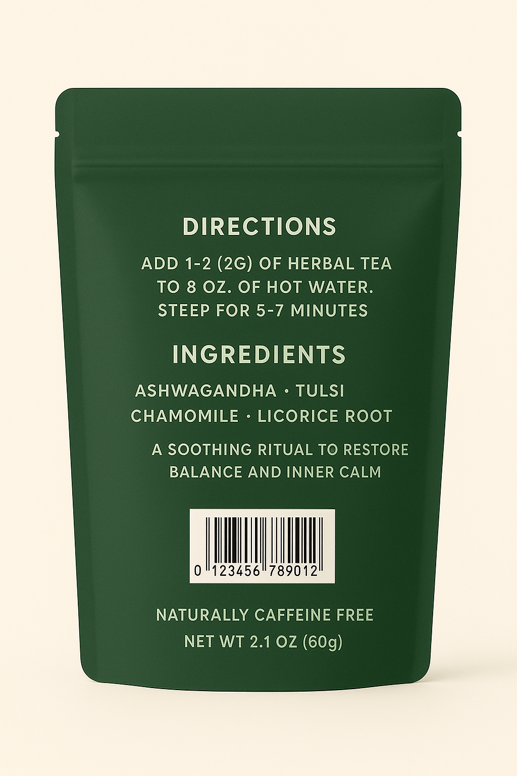 Tea Serenity Root Herbal Blend Infusion