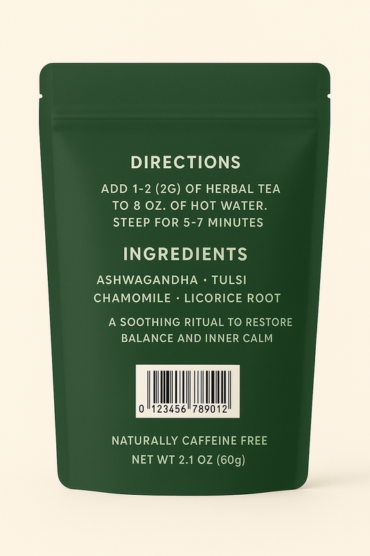 Tea Serenity Root Herbal Blend for Wellness | Calming Root Herbal Tea | Natural Relaxation Tea | Soothing Herbal Infusion | Digestive Support Root Tea