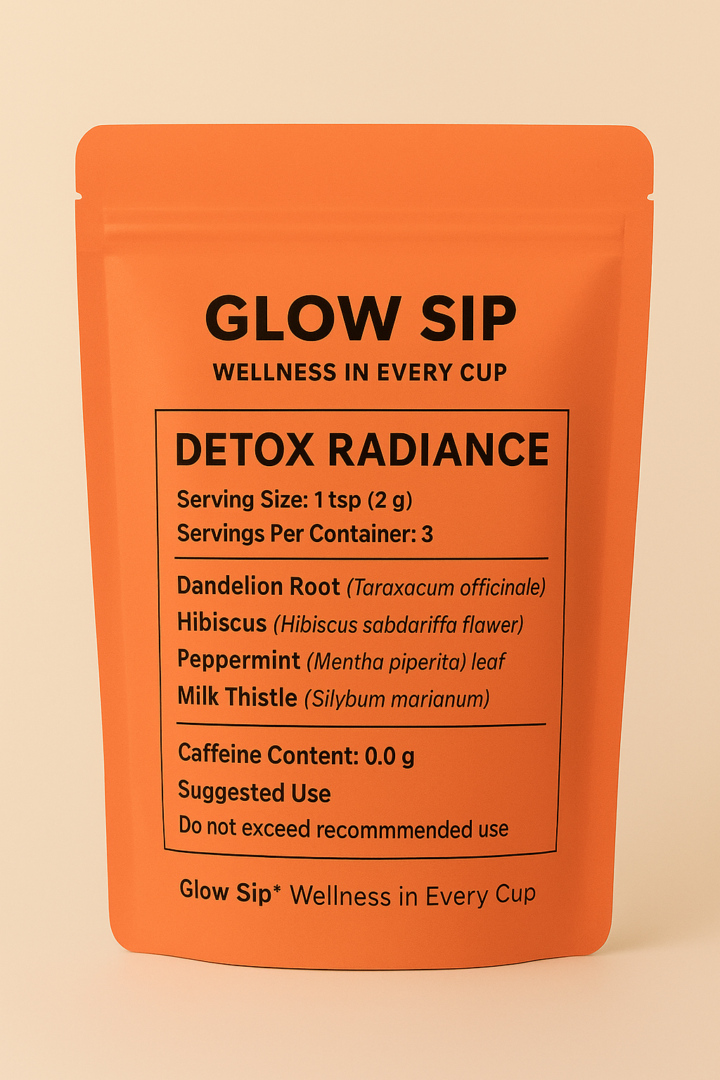 Tea Detox Radiance Herbal Cleanse Blend