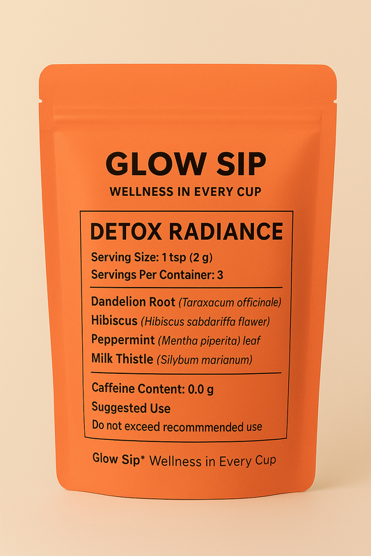 Tea Radiance Blend for Health & Vitality | Herbal Wellness Tea | Antioxidant Vitality Tea | Natural Energy Tea | Revitalizing Radiance Tea