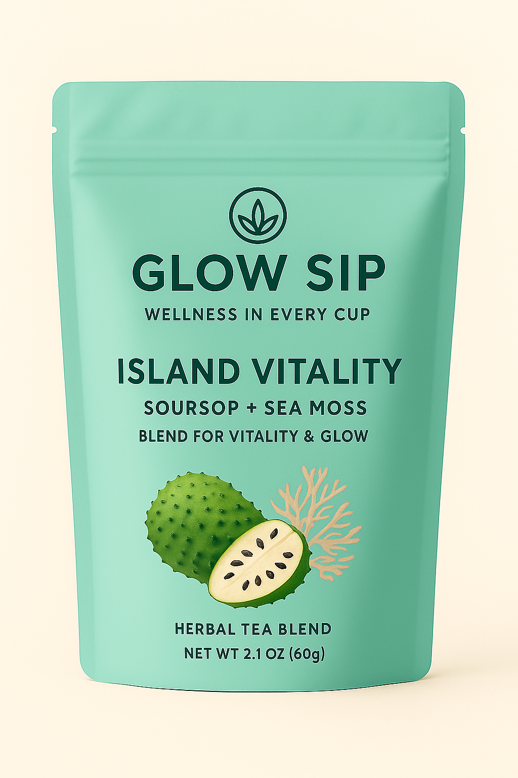Tea Island Vitality Herbal Blend for Wellness | Energizing Herbal Tea | Natural Immunity Boost Tea | Refreshing Island Herbal Tea | Daily Vitality Herbal Blend
