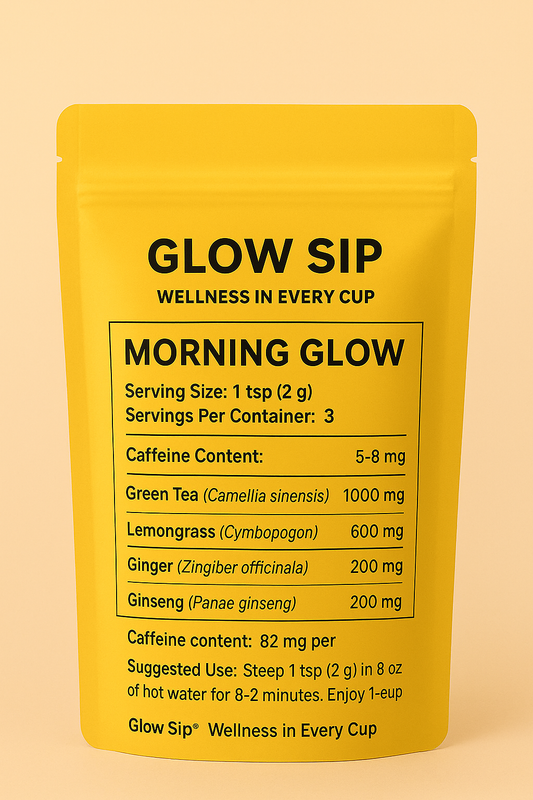 Tea Morning Glow Herbal Energizing Blend